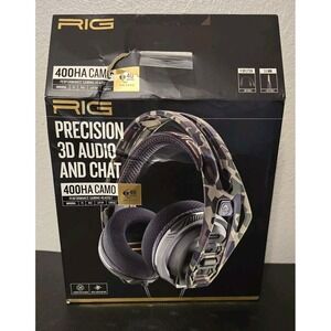 RIG 400HA Gen 2 Camo Wired Gaming Headset Microphone PC PS4 PS5 Xbox 3.5 MM